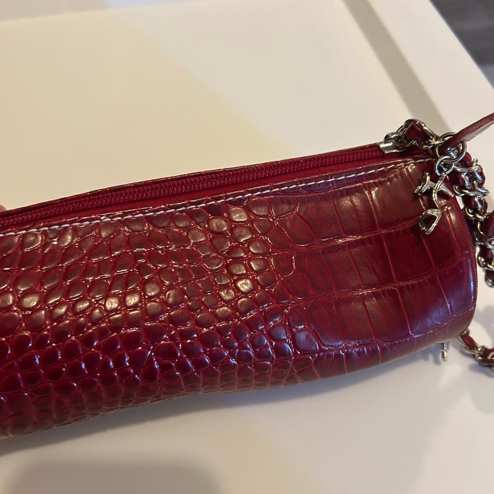 Liz Claiborne Red Cosmetic Bag